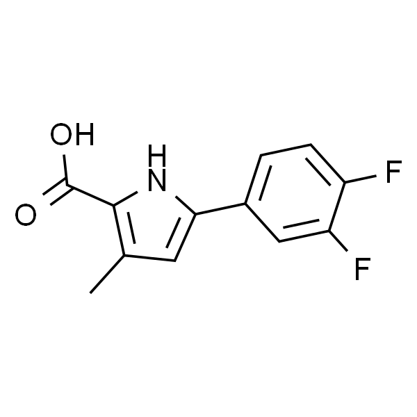 5-(3,4-二氟苯基)-3-甲基-1H-吡咯-2-羧酸