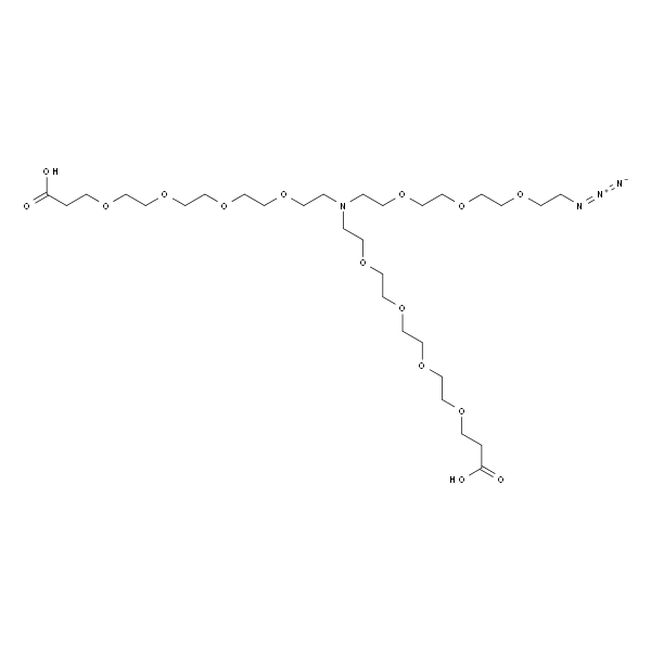 N-(Azido-PEG3)-N-bis(PEG4-acid)