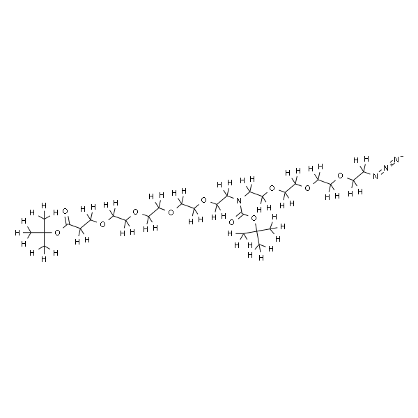 N-(Azido-PEG3)-N-Boc-PEG4-Boc