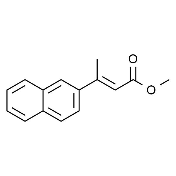 2-Butenoic acid, 3-(2-naphthalenyl)-, methyl ester, (2E)-