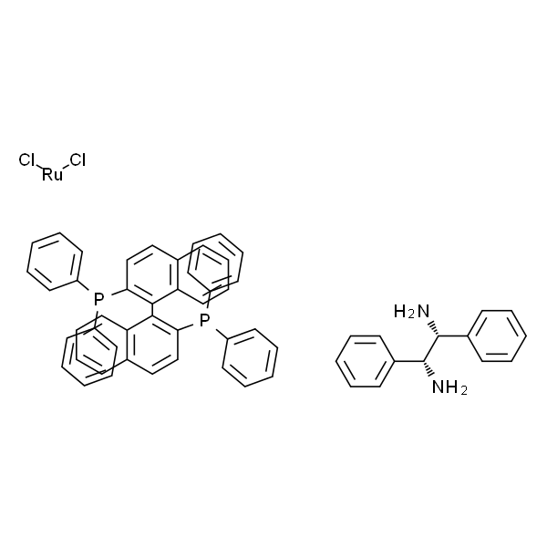 二氯[(|R|)-(+)-2，2'-二(二苯基膦)-1，1'-联萘基][(1|R|，2|R|)-(+)-1，2-二苯基乙二胺)钌(II)