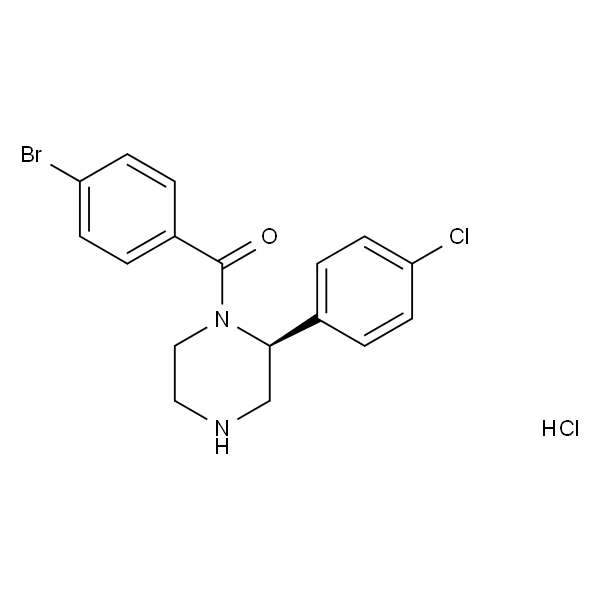 (S)-(4-溴苯基)(2-(4-氯苯基)哌嗪-1-基)甲酮盐酸盐