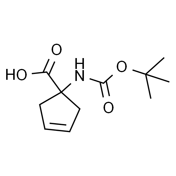 1-((叔丁氧羰基)氨基)环戊-3-烯羧酸