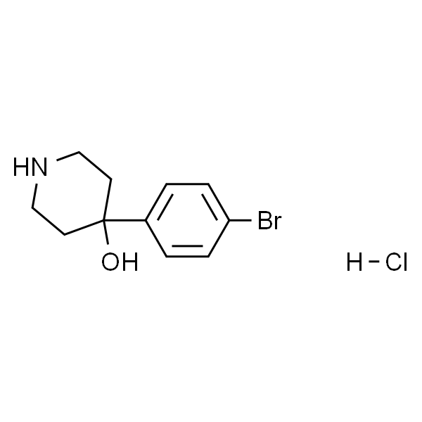 4-Piperidinol, 4-(4-bromophenyl)-, hydrochloride (1:1)