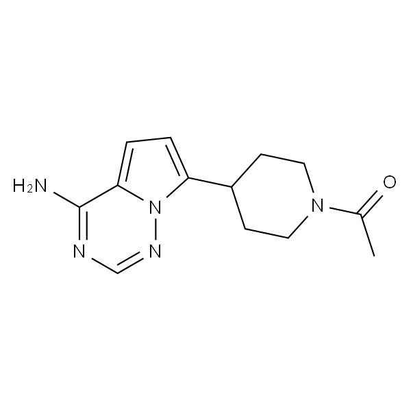 1-(4-(4-氨基吡咯并[2,1-F][1,2,4]三嗪-7-基)哌啶-1-基)乙-1-酮