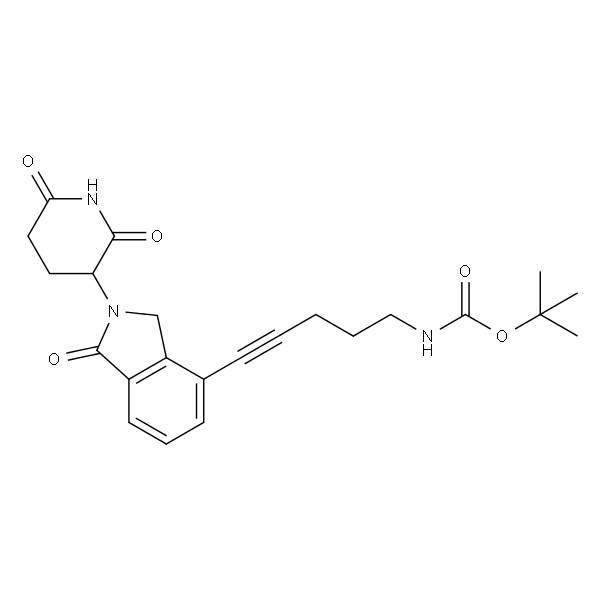 氨基甲酸叔丁酯(5-(2-(2,6-二氧代哌啶-3-基)-1-氧代异吲哚-4-基)戊-4-基-1-基)氨基甲酸酯