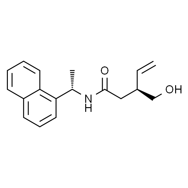 4-Pentenamide, 3-(hydroxymethyl)-N-[(1S)-1-(1-naphthalenyl)ethyl]-, (3S)-