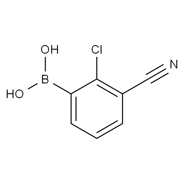 (2-氯-3-氰基苯基)硼酸