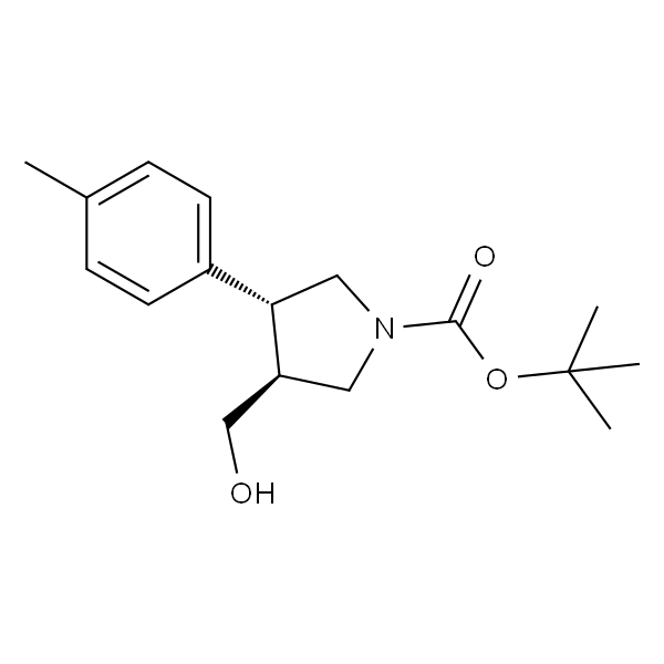 反式-3-（羟甲基）-4-（对甲苯基）吡咯烷-1-羧酸叔丁酯
