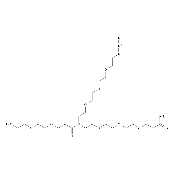 N-(Azido-PEG3)-N-(PEG2-amine)-PEG3-acid