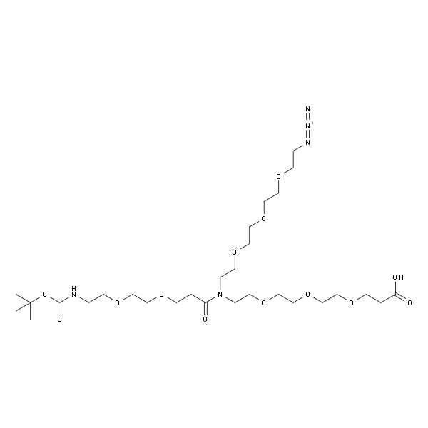 N-(Azido-PEG3)-N-(PEG2-NH-Boc)-PEG3-acid