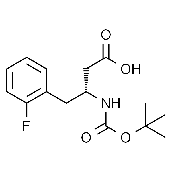 (R)-3-((叔丁氧羰基)氨基)-4-(2-氟苯基)丁酸
