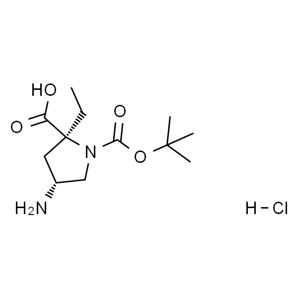 (2S,4R)-2-氨基吡咯烷-1,2-二甲酸1-叔丁酯2-乙酯盐酸盐