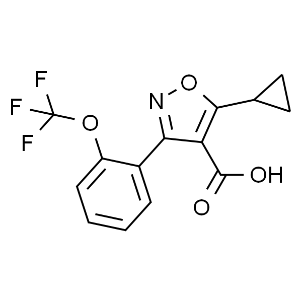 5-环丙基-3-(2-(三氟甲氧基)苯基)异噁唑-4-羧酸