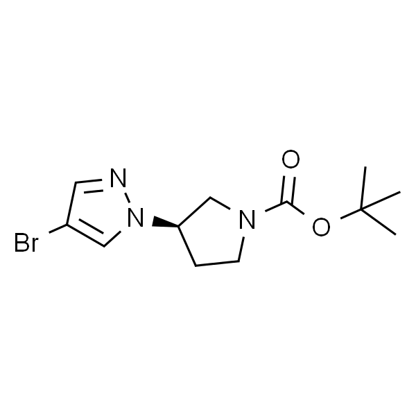 (R)-3-(4-溴-1H-吡唑-1-基)吡咯烷-1-羧酸叔丁酯