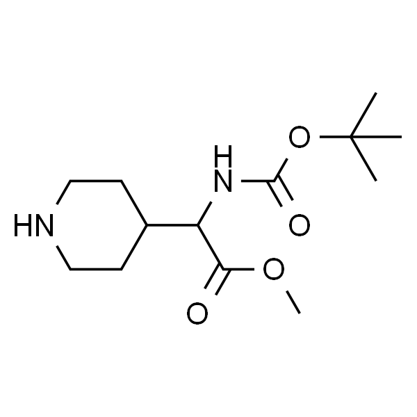 2-((叔丁氧基羰基)氨基)-2-(哌啶-4-基)乙酸甲酯
