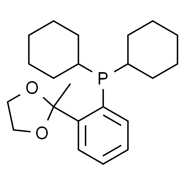 2′-(Dicyclohexylphosphino)acetophenone ethylene ketal,97%