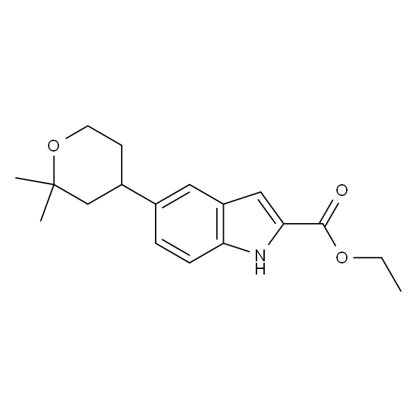 5-(2,2-二甲基四氢-2H-吡喃-4-基)-1H-吲哚-2-羧酸乙酯