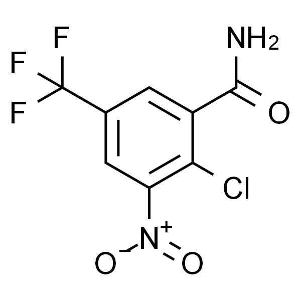 2-氯-3-硝基-5-(三氟甲基)苯甲酰胺