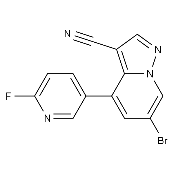 6-溴-4-(6-氟吡啶-3-基)吡唑[1,5-a]吡啶-3-碳腈