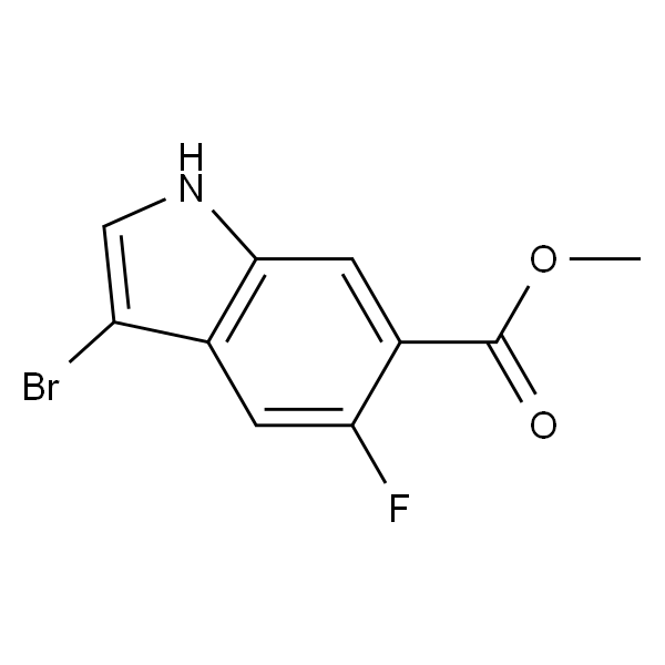 3-溴-5-氟-1H-吲哚-6-羧酸甲酯