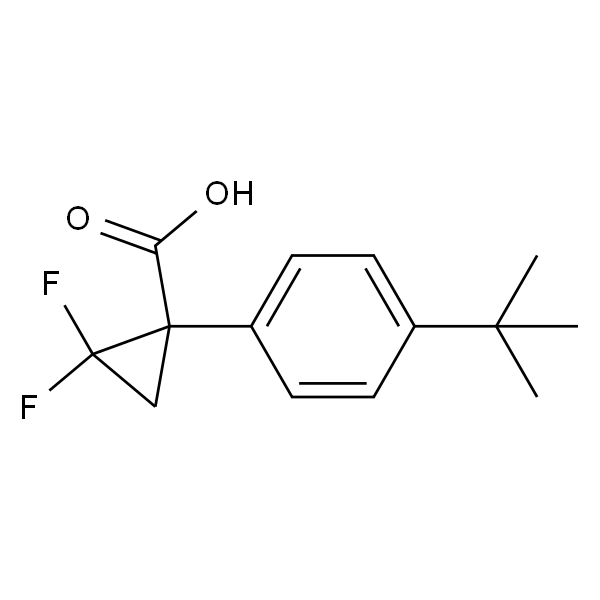 1-（4-（叔丁基）苯基）-2，2-二氟环丙烷-1-羧酸