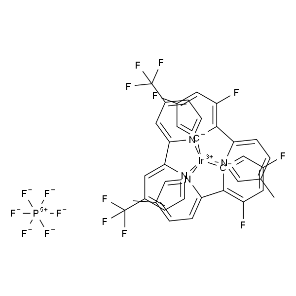 4,4'-双(三氟甲基)-2,2'-联吡啶 双[3,5-二氟-2-[5-甲基-2-吡啶基)苯基]铱(III)六氟磷酸盐
