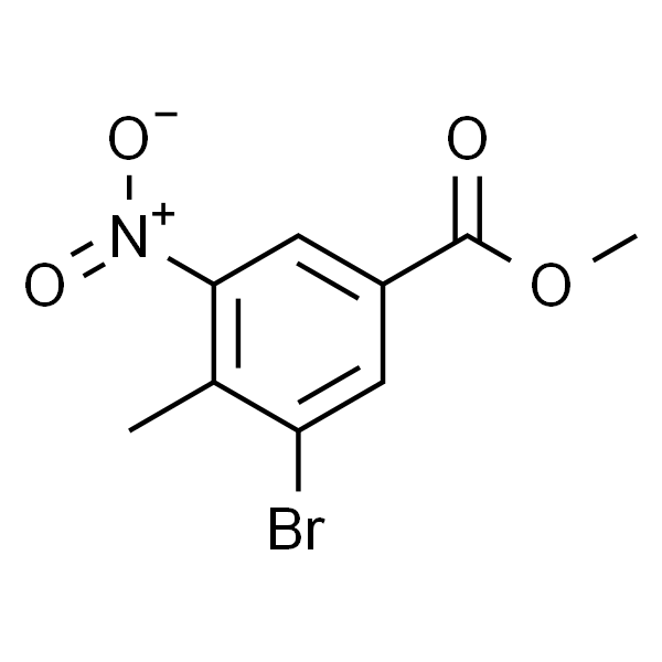 3-溴-4-甲基-5-硝基苯甲酸甲酯