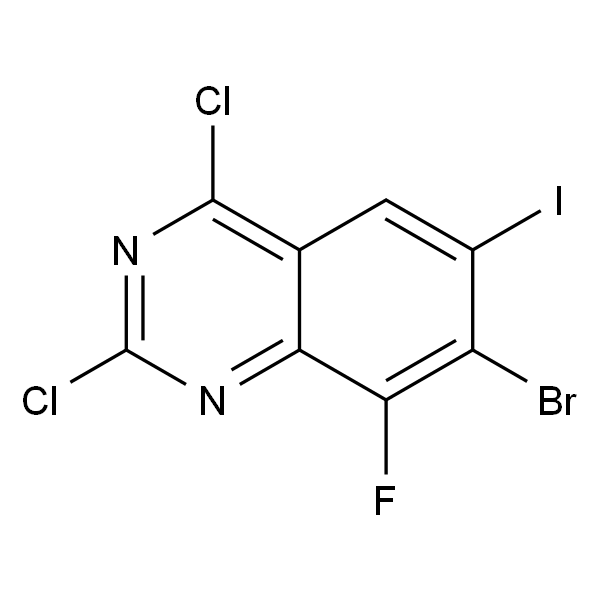 7-溴-2,4-二氯-8-氟-6-碘喹唑啉
