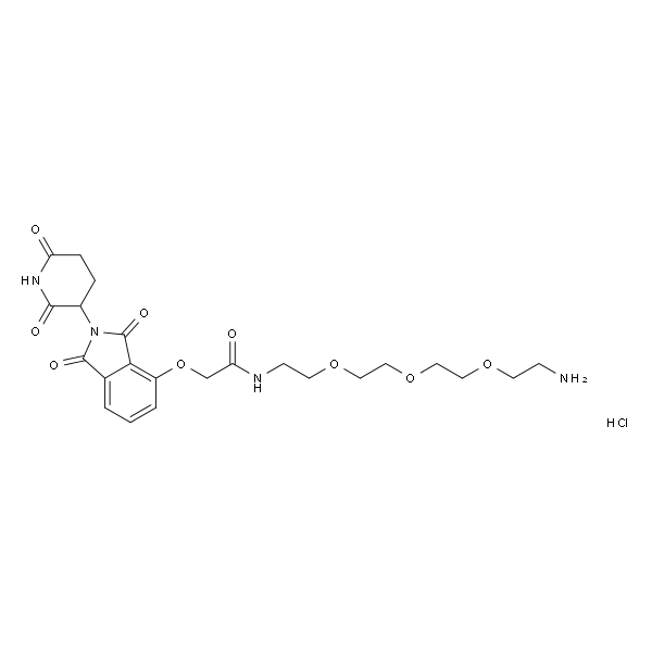 Thalidomide-O-amido-PEG3-C2-NH2 hydrochloride