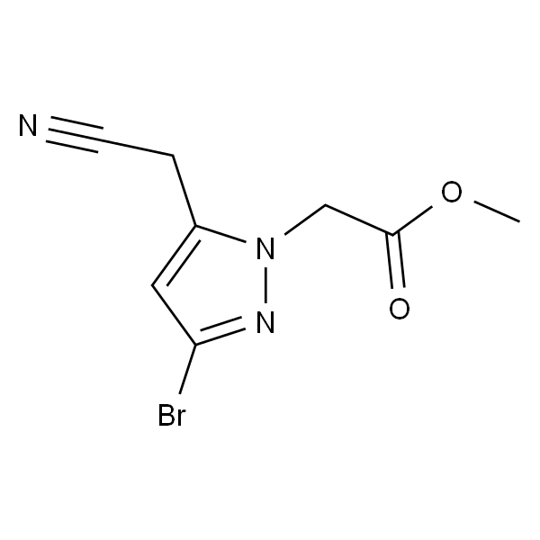 2-(3-溴-5-(氰甲基)-1H-吡唑-1-基)乙酸甲酯