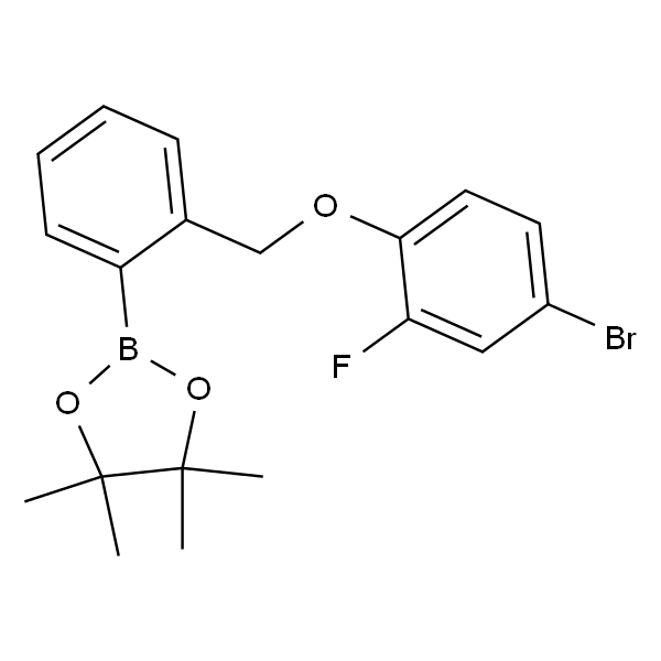 2-(2-((4-溴-2-氟苯氧基)甲基)苯基)-4,4,5,5-四甲基-1,3,2-二噁硼烷
