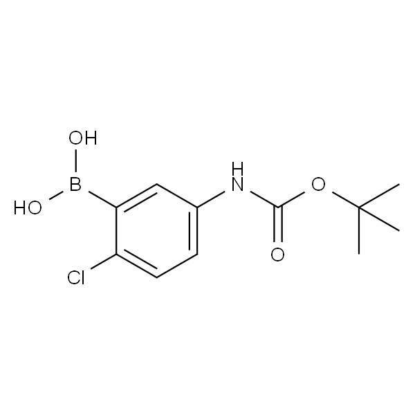 (5-(叔丁氧羰基)氨基-2-氯苯基)硼酸