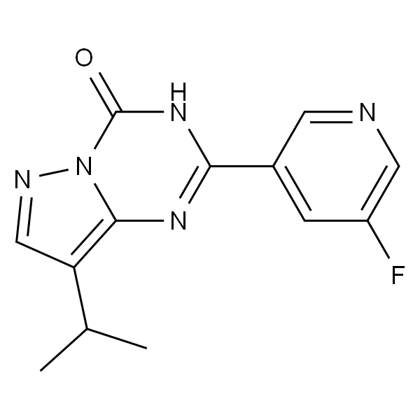 2-(5-氟吡啶-3-基)-8-异丙基吡唑并[1,5-a][1,3,5]三嗪-4(3H)-酮