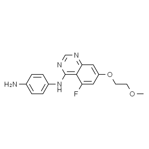 N1-(5-氟-7-(2-甲氧基乙氧基)喹唑啉-4-基)苯-1,4-二胺