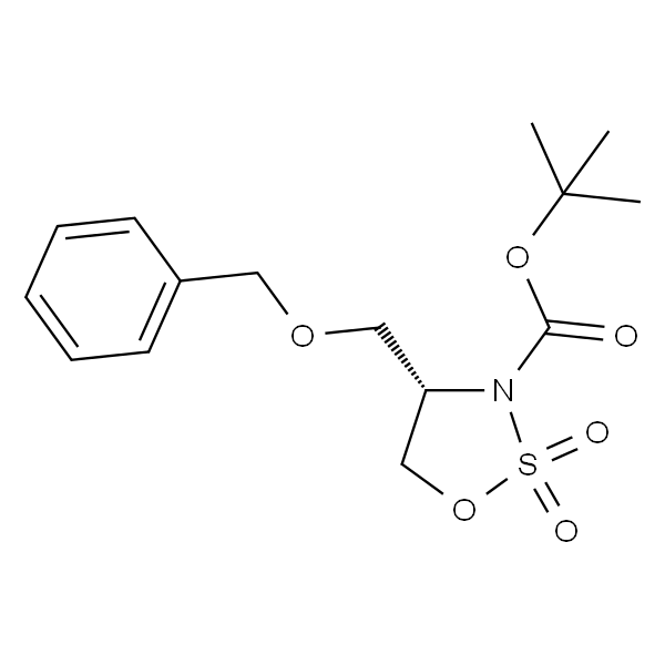 (S)-4-((苄氧基)甲基)-1,2,3-噁硫唑烷-3-羧酸叔丁酯2,2-二氧化物