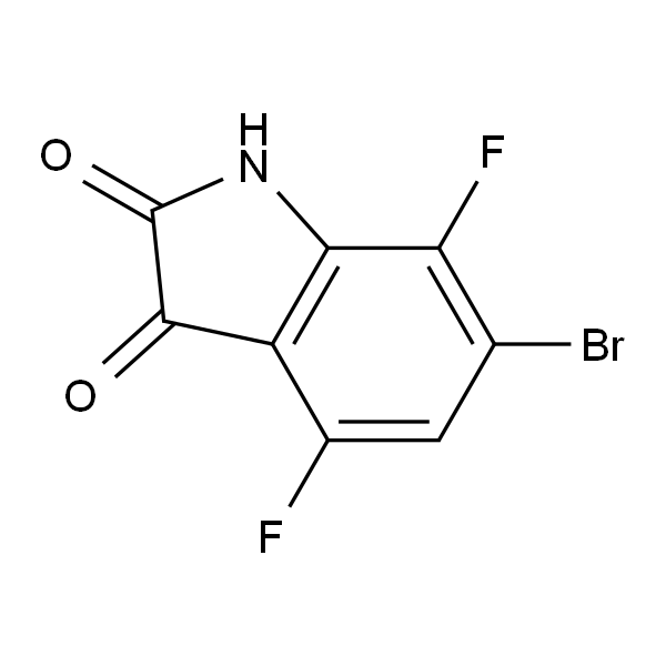6-溴-4,7-二氟吲哚啉-2,3-二酮