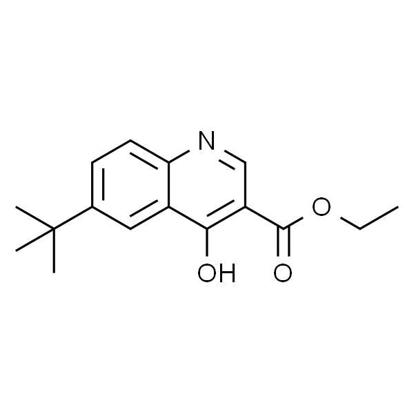 6-(叔丁基)-4-羟基喹啉-3-羧酸乙酯