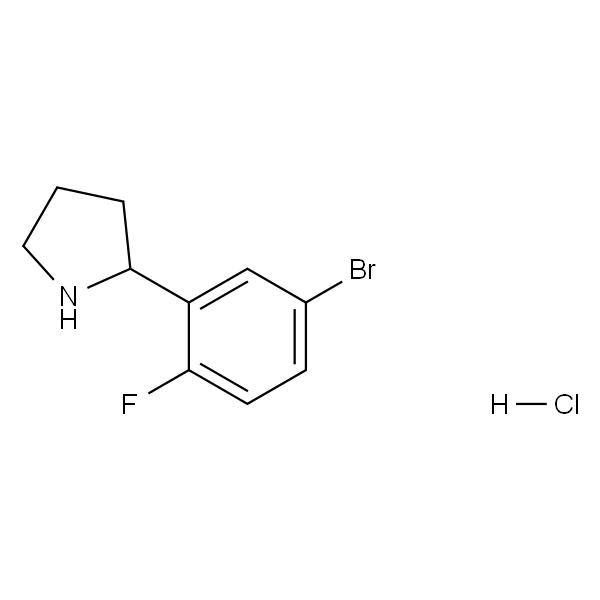 2-(5-溴-2-氟苯基)吡咯烷盐酸盐