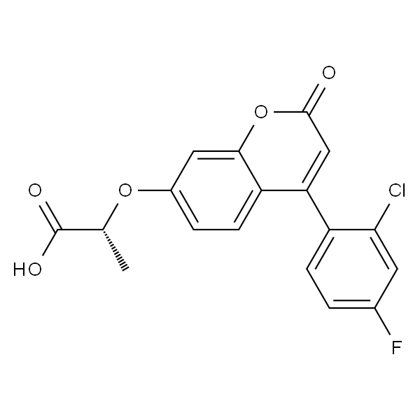 (R)-2-((4-(2-氯-4-氟苯基)-2-氧代-2H-铬基-7-基)氧基)丙酸