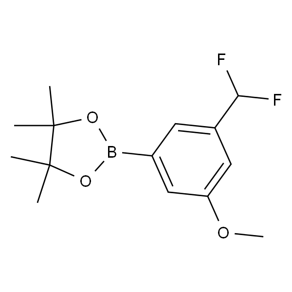 2-(3-(二氟甲基)-5-甲氧基苯基)-4,4,5,5-四甲基-1,3,2-二氧硼杂环戊烷