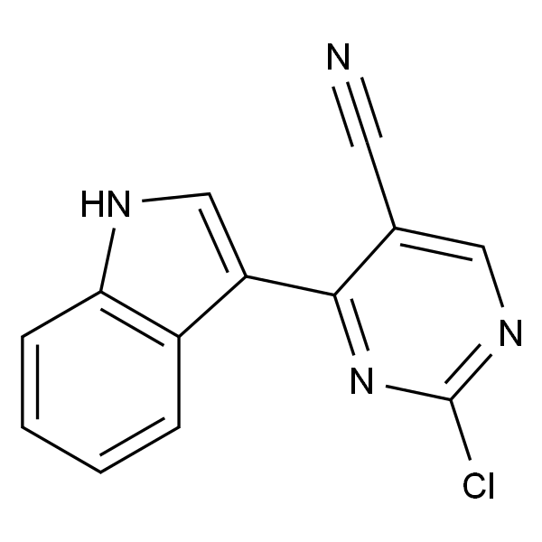 2-氯-4-(1H-吲哚-3-基)嘧啶-5-腈