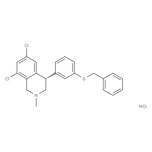 (S)-4-(3-(苄硫基)苯基)-6,8-二氯-2-甲基-1,2,3,4-四氢异喹啉盐酸盐
