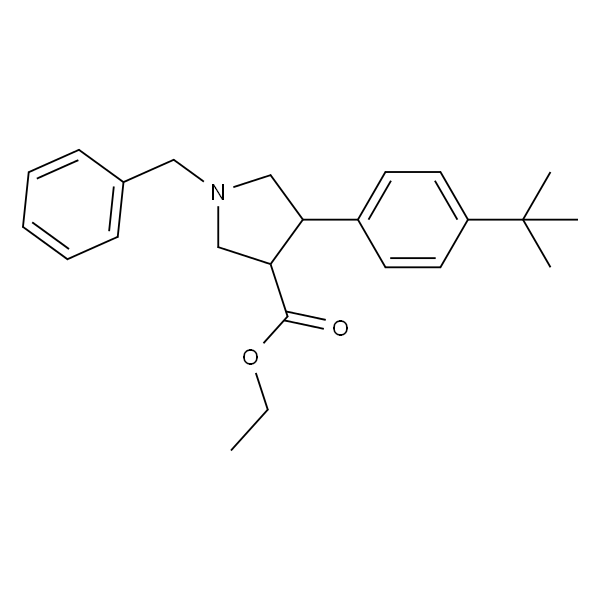 反式-1-苄基-4-（4-（叔丁基）苯基）吡咯烷-3-羧酸乙酯
