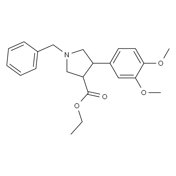 反式-1-苄基-4-（3，4-二甲氧基苯基）吡咯烷-3-羧酸乙酯