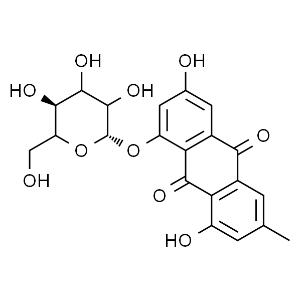 大黄素-8-β-D-吡喃葡萄糖苷