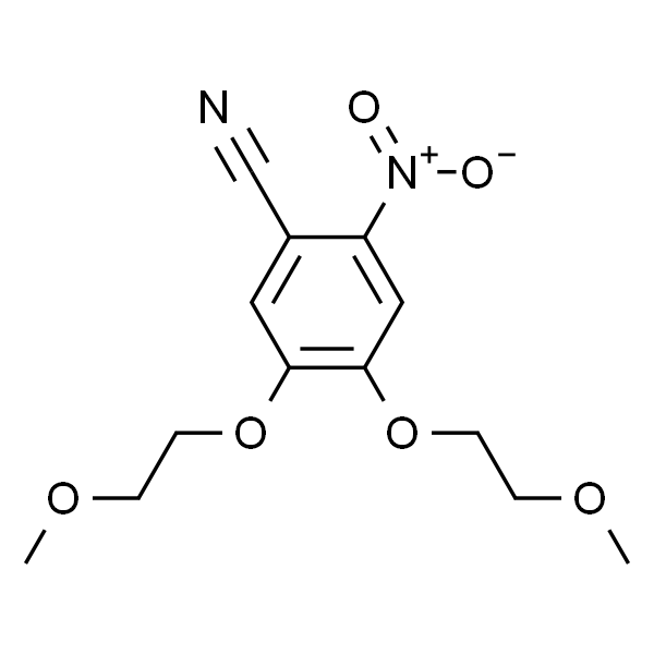 4,5-双(2-甲氧基乙氧基)-2-硝基苯甲腈