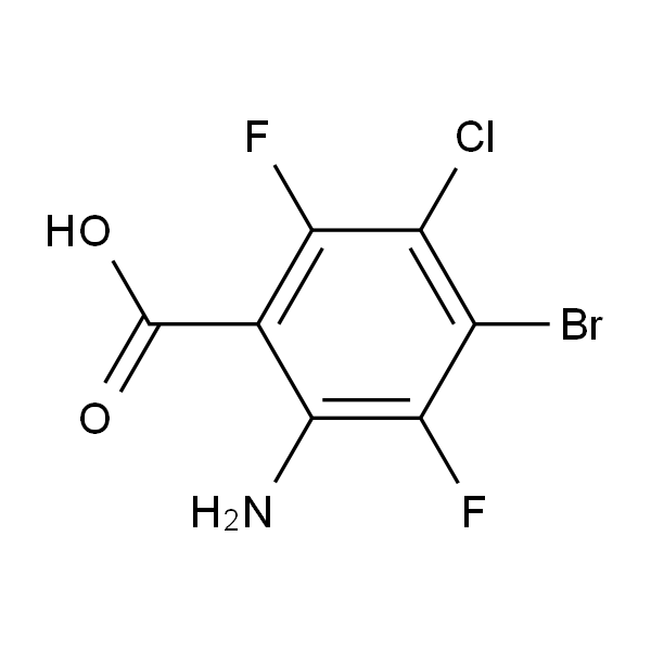 2-氨基-4-溴-5-氯-3,6-二氟苯甲酸