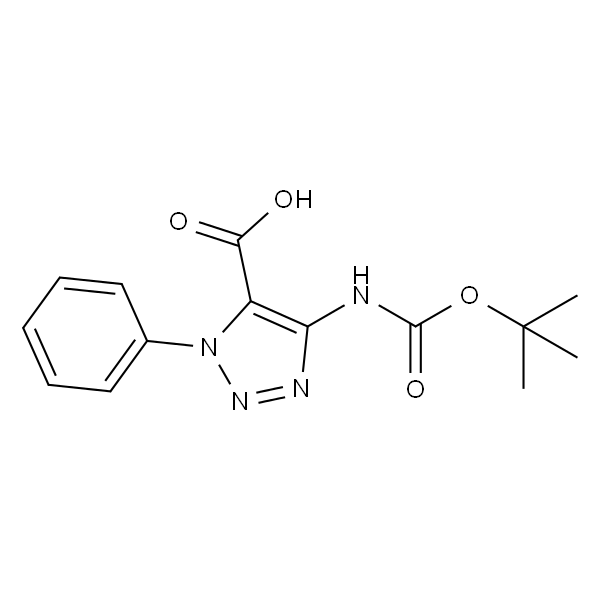 4-((叔丁氧羰基)氨基)-1-苯基-1H-1,2,3-三唑-5-羧酸