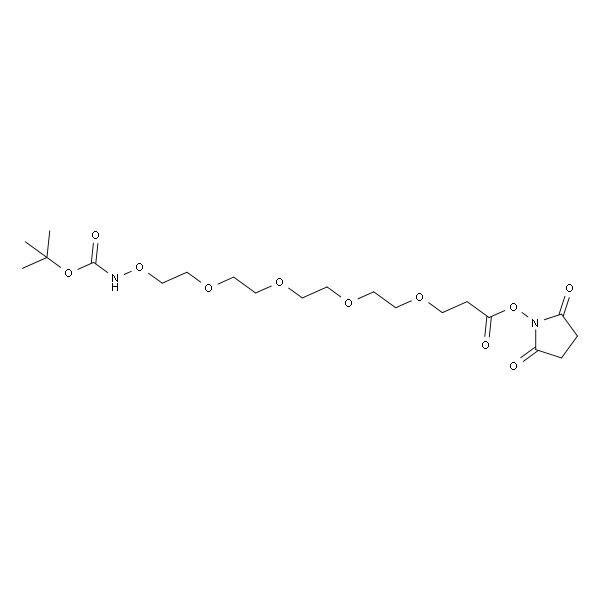 t-Boc-Aminooxy-PEG4-NHSester